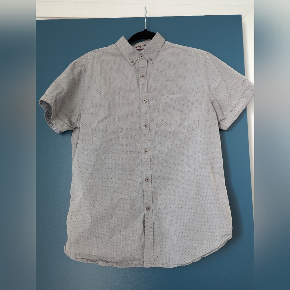 Denim and Flower Men's button down